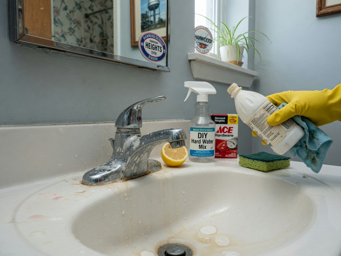 Handling Hard Water Stains on Fixtures in Harwood Heights