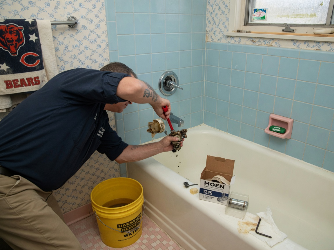 Replacing a Shower Cartridge in Harwood Heights Bathrooms